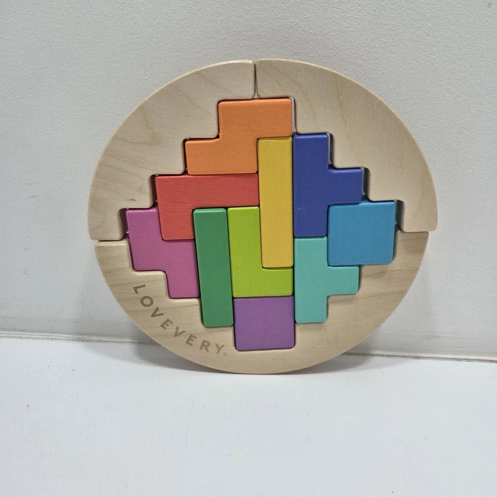 Lovevery Montessori Wooden Wobble Puzzle Problem Solver Play Kit 43 44 45 Months